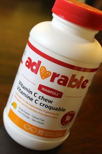 Vitamine C croquable, 1-18 ans (j'avoue, j'ai goûté, et j'ai 28 ans)